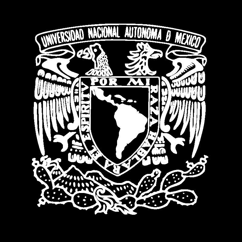 Logo UNAM Blanco y Negro